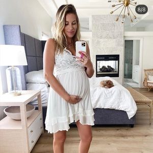 VICI DOLLS mini white free people dupe lace dress